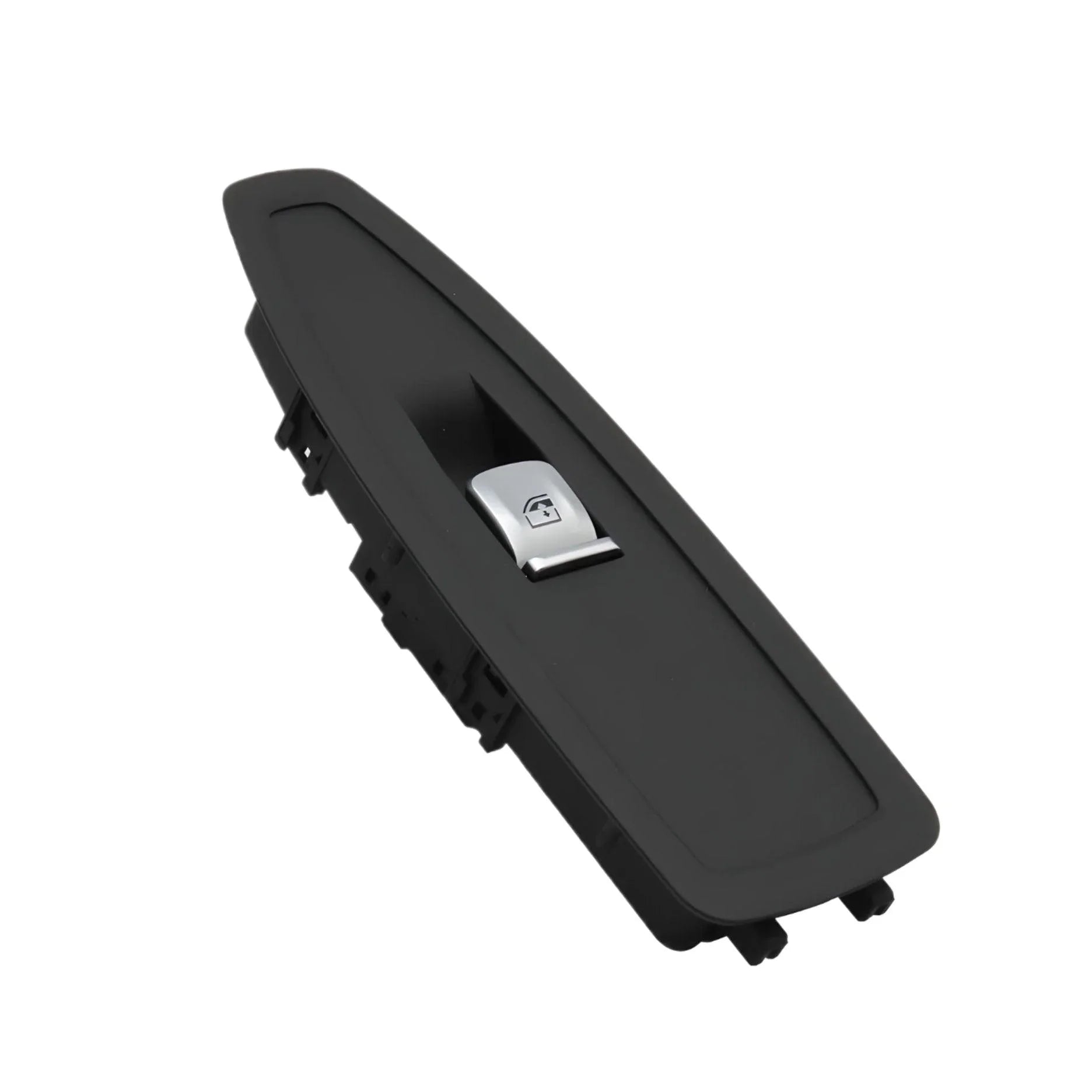 Window Switch Panel – Black/Silver – Compatible with BMW E46 3 Series – Front