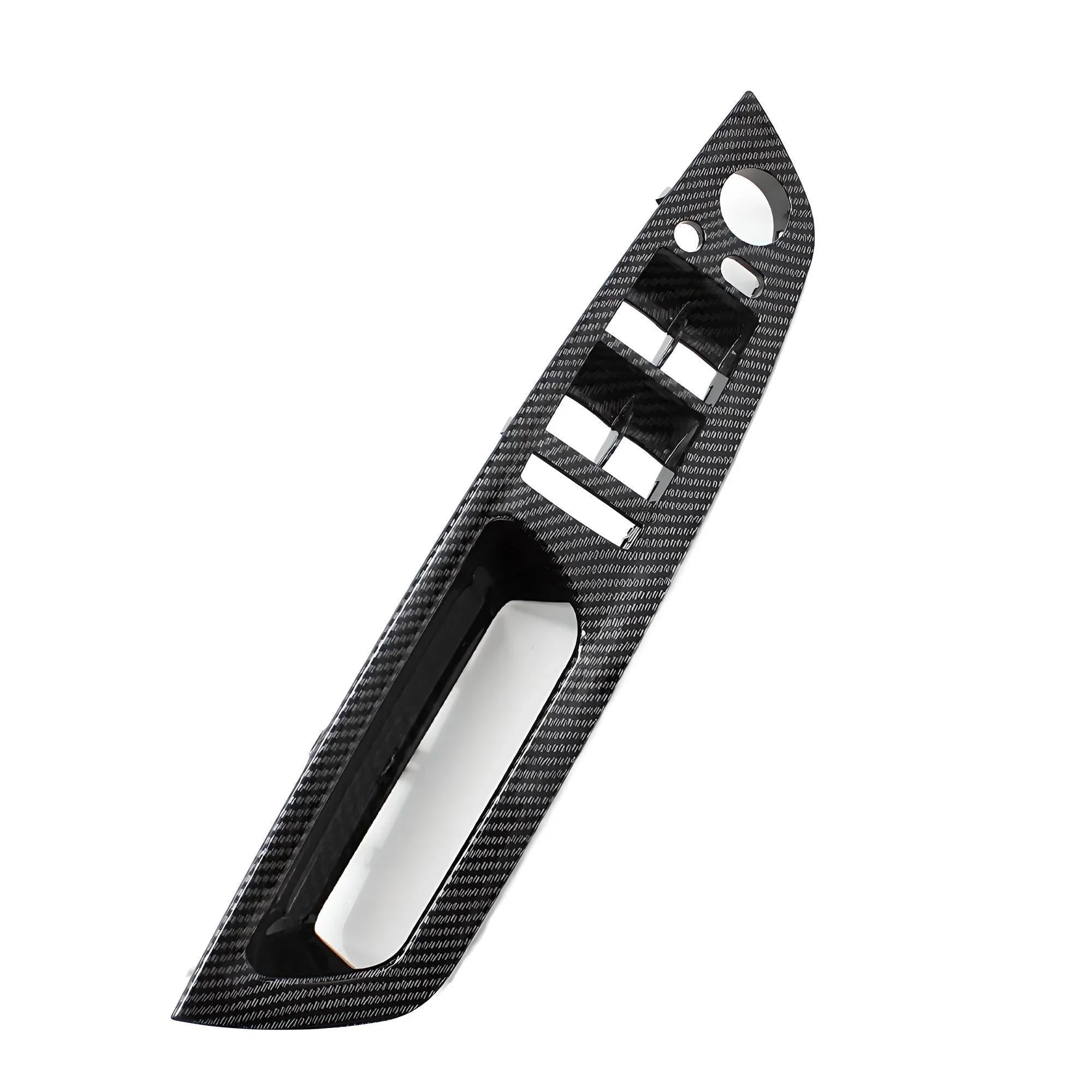 Carbon Fiber Window Switch Panel Cover – Carbon Fiber Finish – Compatible with BMW F30 F35 Steering Side