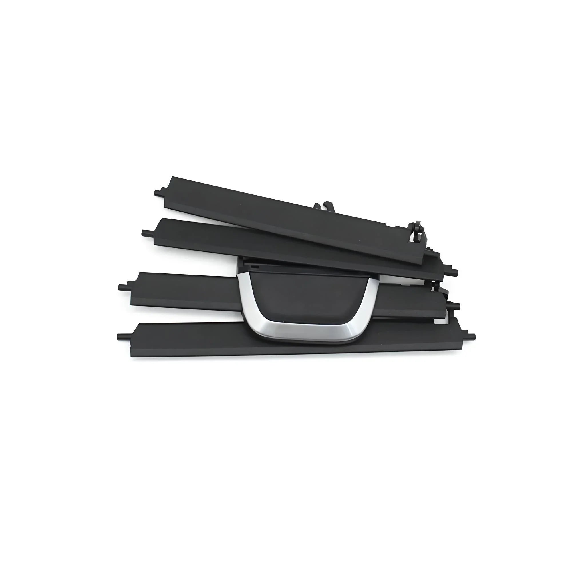 Front grille chrome trim – Black/Silver finish – Compatible with Ford F150 – Front exterior