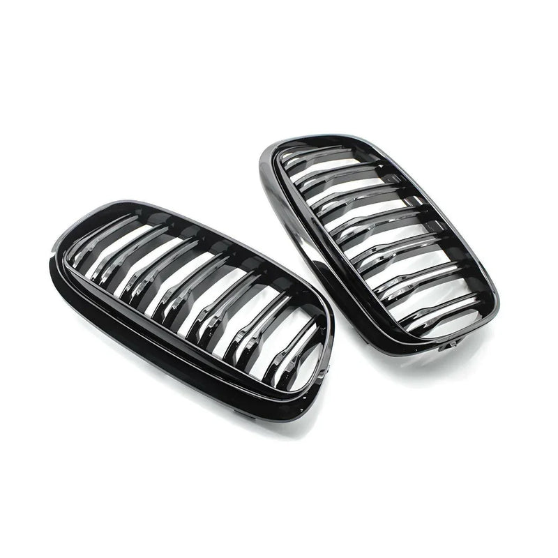 BMW 2 Series Front Kidney Grille – Gloss Black – Compatible with BMW 2 Series – Front Exterior