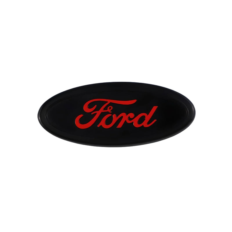 Ford Emblem – Black Red – Compatible with Ford – Front