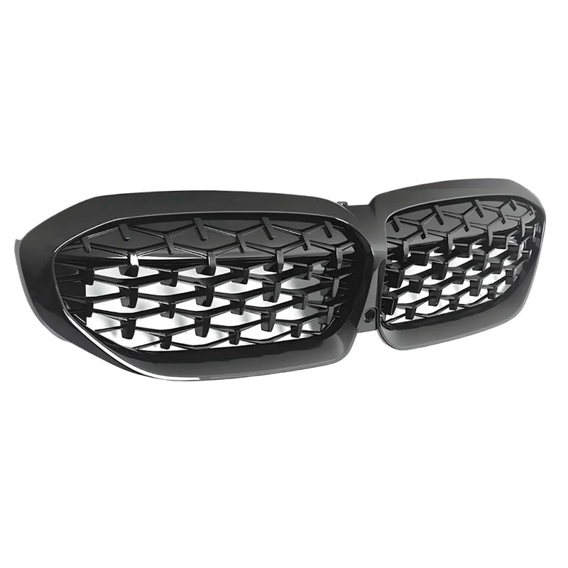 Kidney Front Grille – Gloss Black – Compatible with BMW 5 Series G30 – Front Exterior