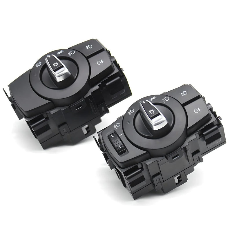Headlight Switch Control – Black – Compatible with BMW E90 E92 3 Series – Interior