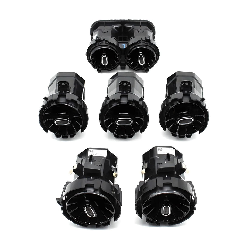 BMW F series Air Vent Outlet Grille Set – Black Matte – Compatible with BMW F30 F31 F32 F33 F34 – Interior