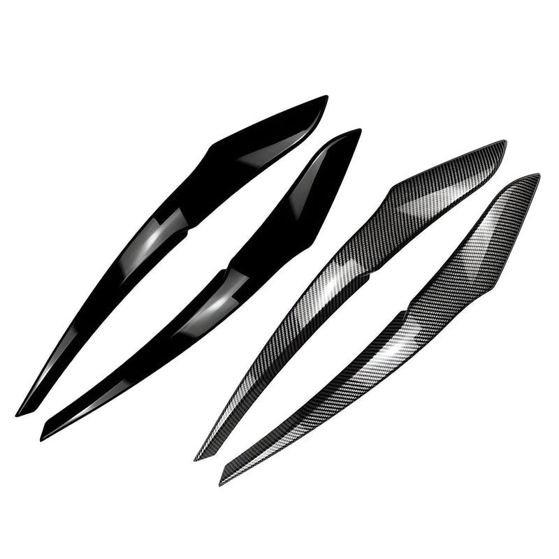 Headlight Eyelids – Glossy Black – Compatible with BMW F20 F21 – Front Exterior