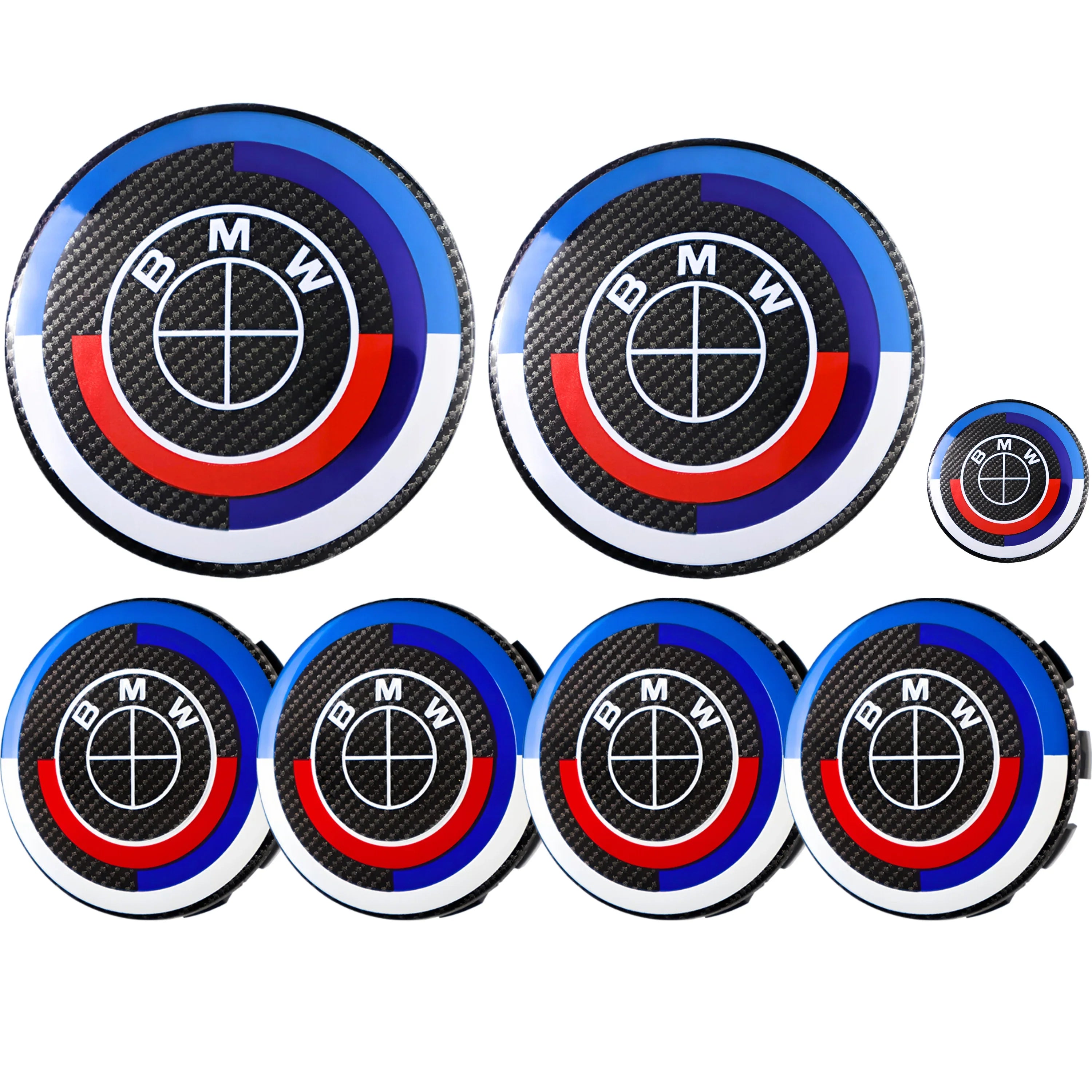 BMW 50th Anniversary Badge | Black Carbon