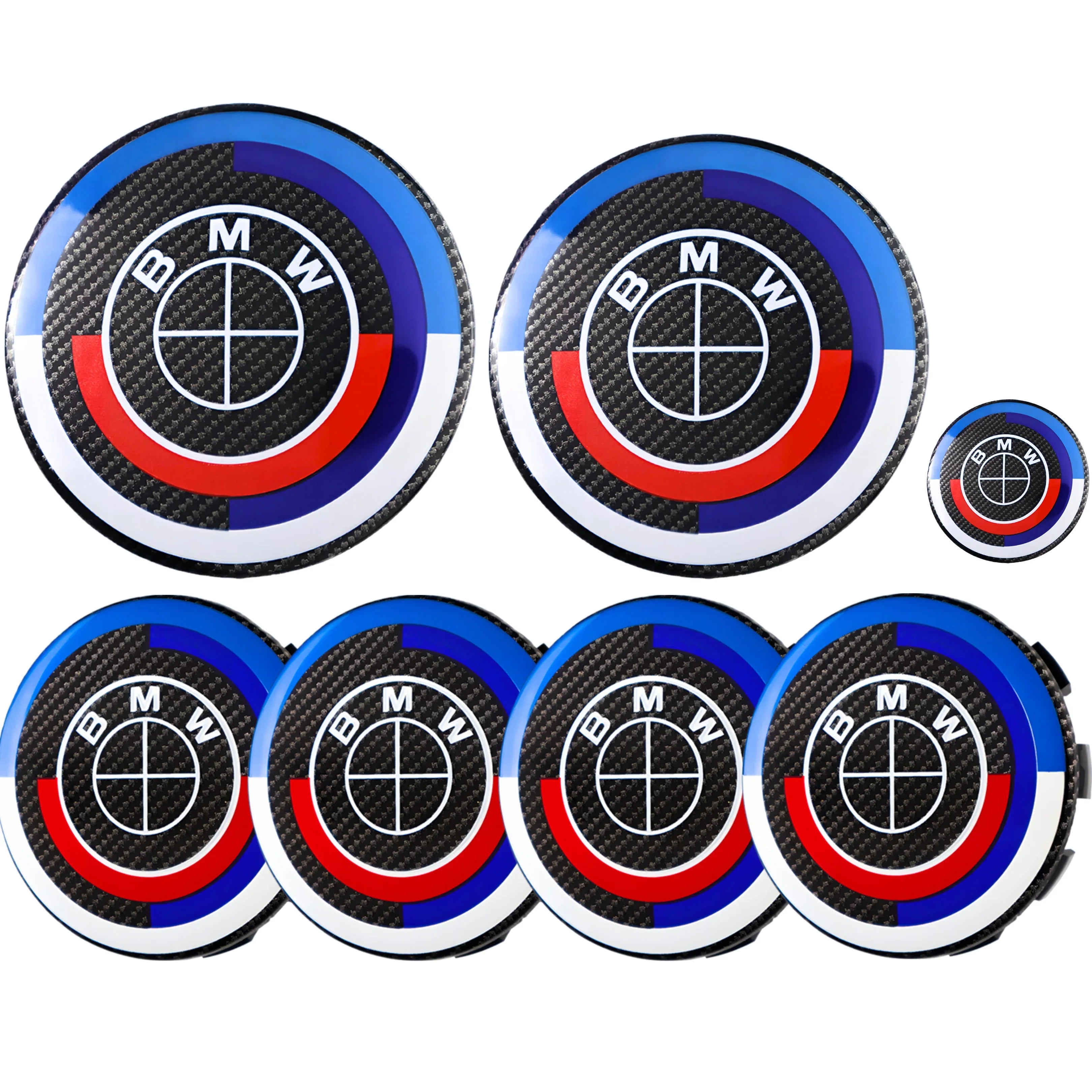 BMW 50th Anniversary Badge | Black Carbon