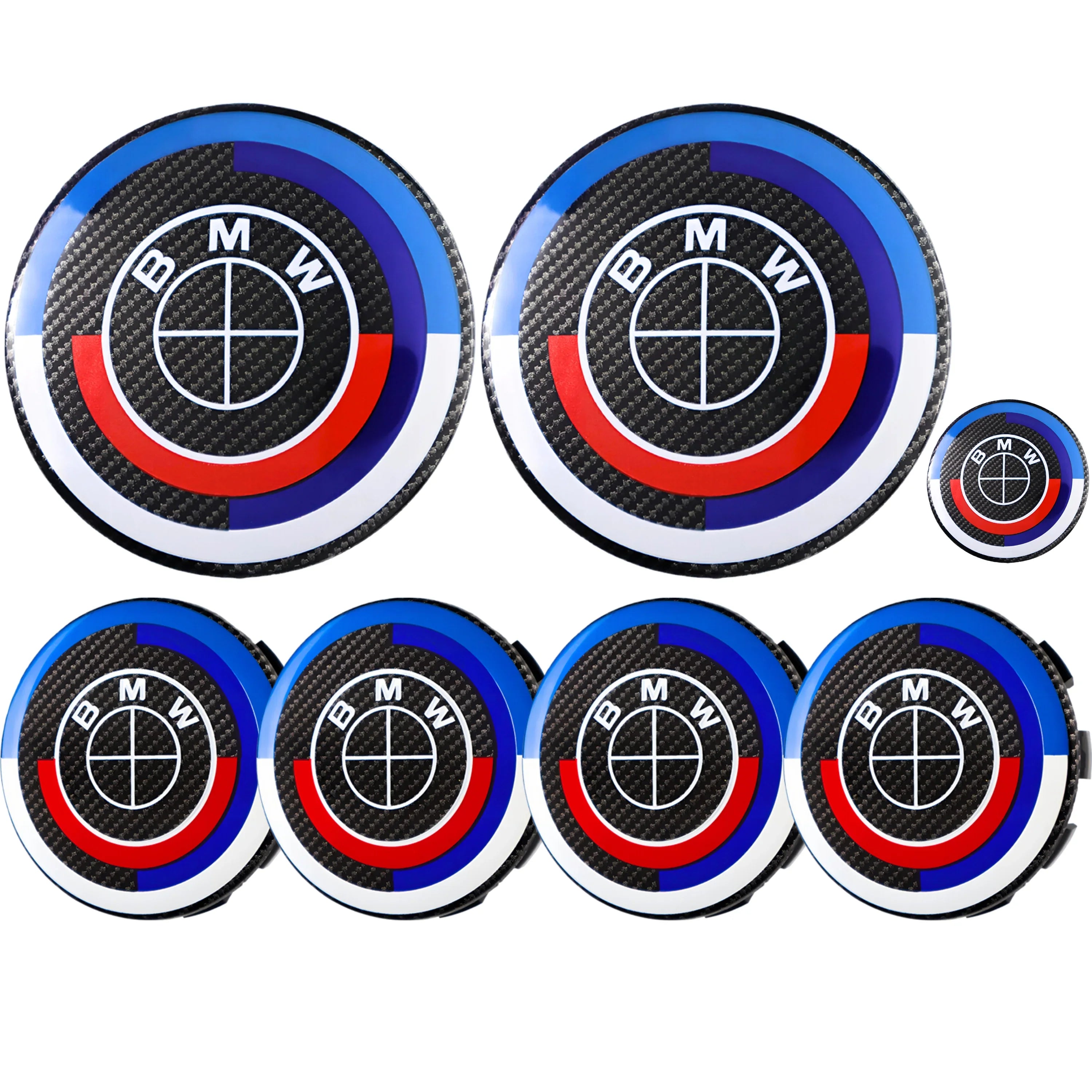 BMW 50th Anniversary Badge | Black Carbon