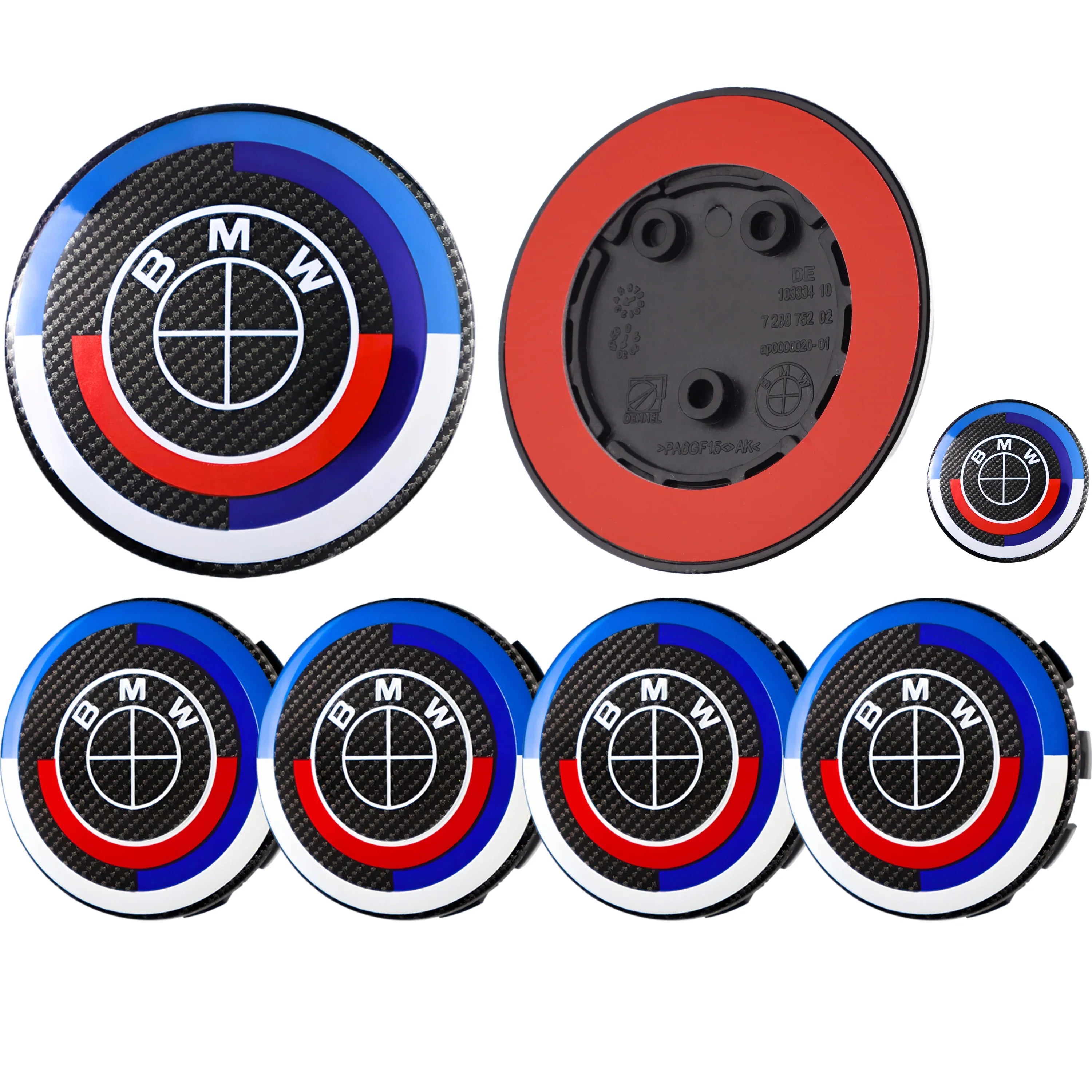 BMW 50th Anniversary Badge | Black Carbon