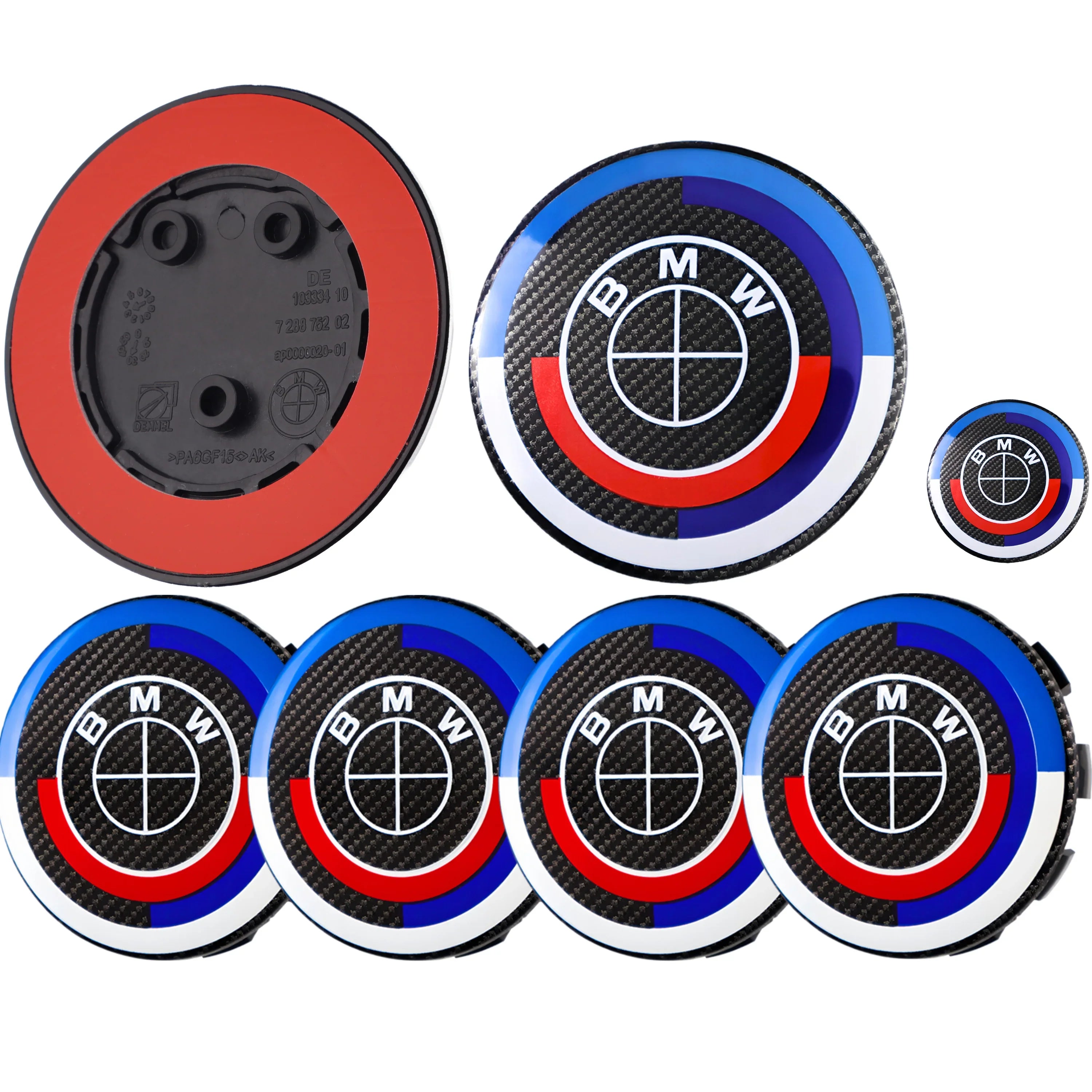 BMW 50th Anniversary Badge | Black Carbon