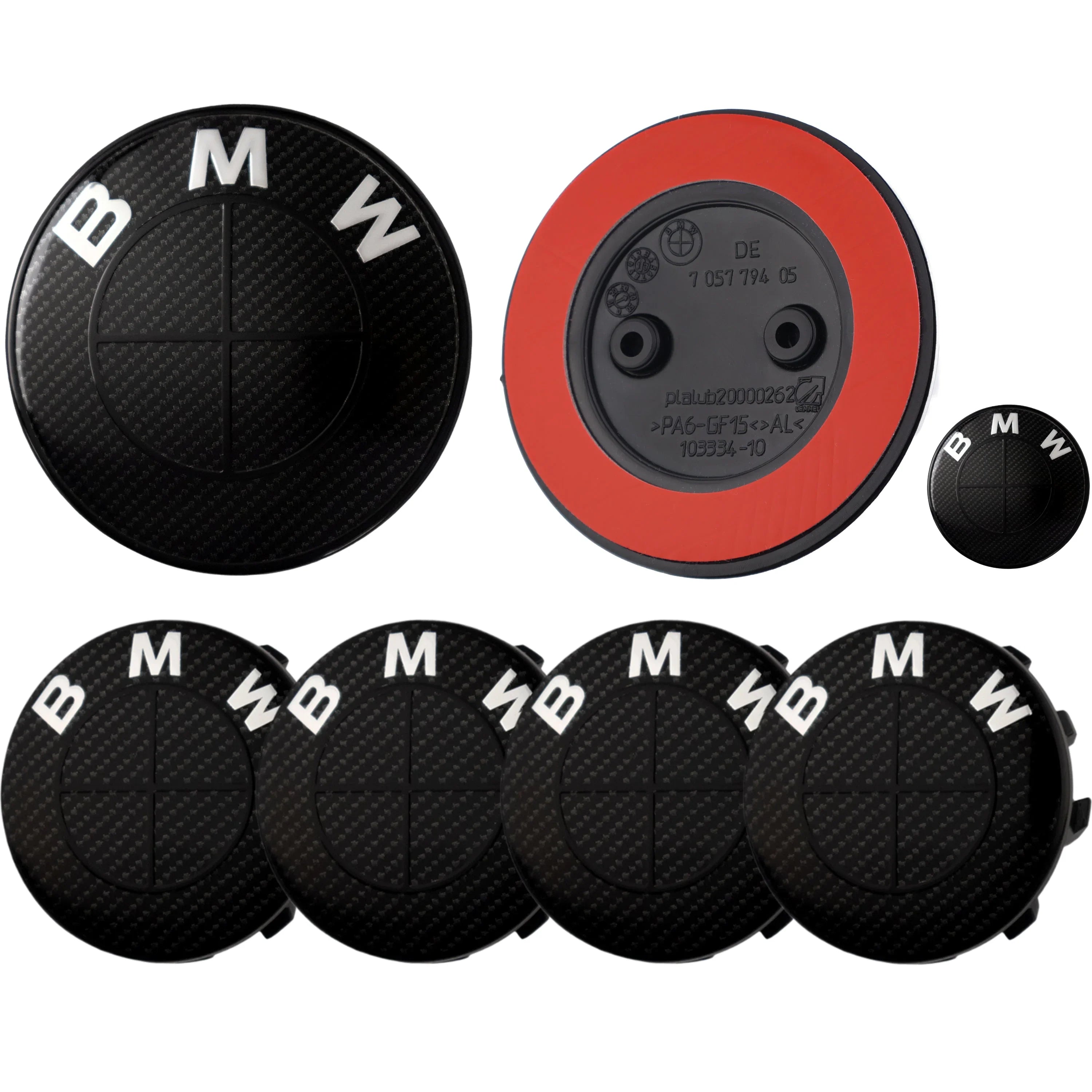 BMW Emblem | Schwarzer Carbon (Neu)