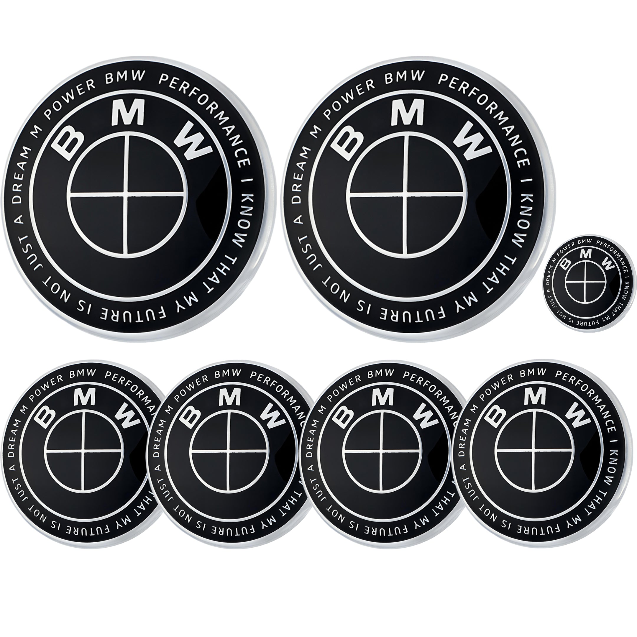 BMW 50th Anniversary Badge | Full Black