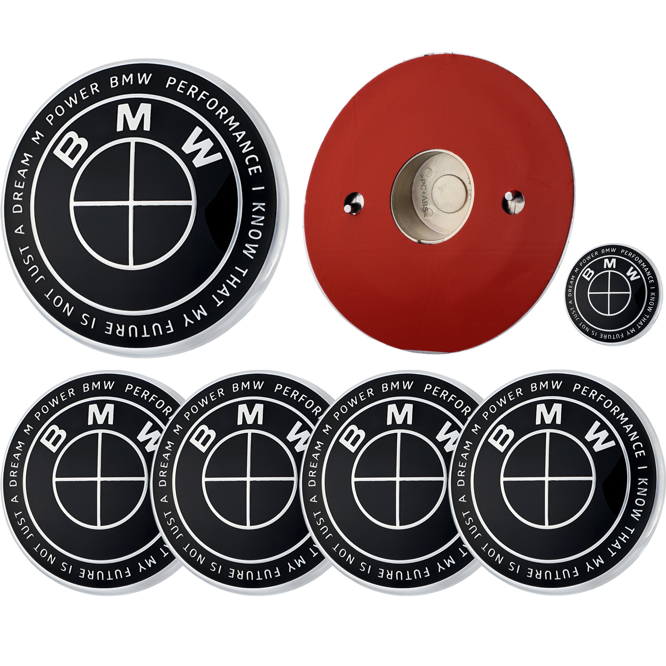 BMW 50th Anniversary Badge | Full Black