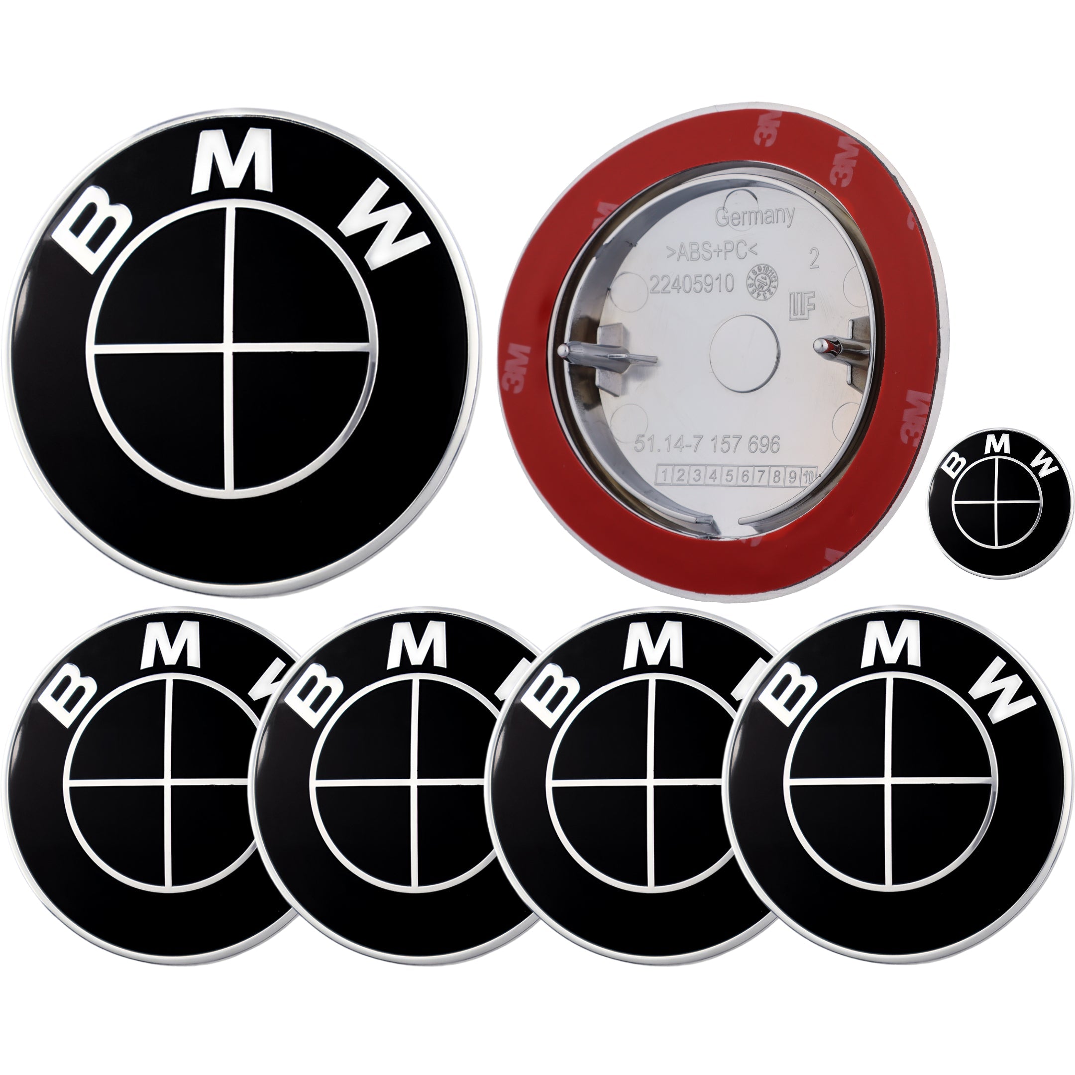 BMW Badge | Full Black