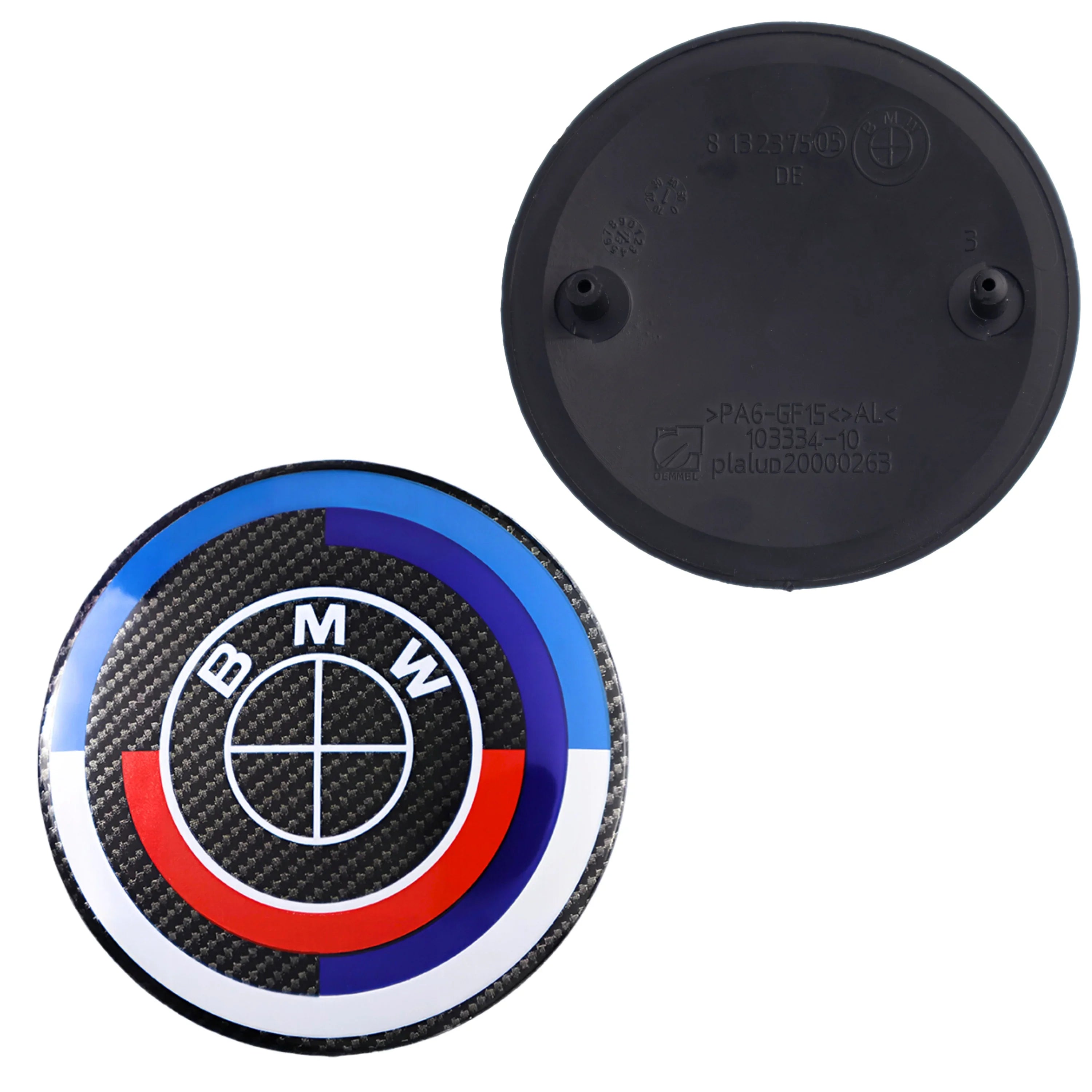 BMW 50th Anniversary Badge | Black Carbon