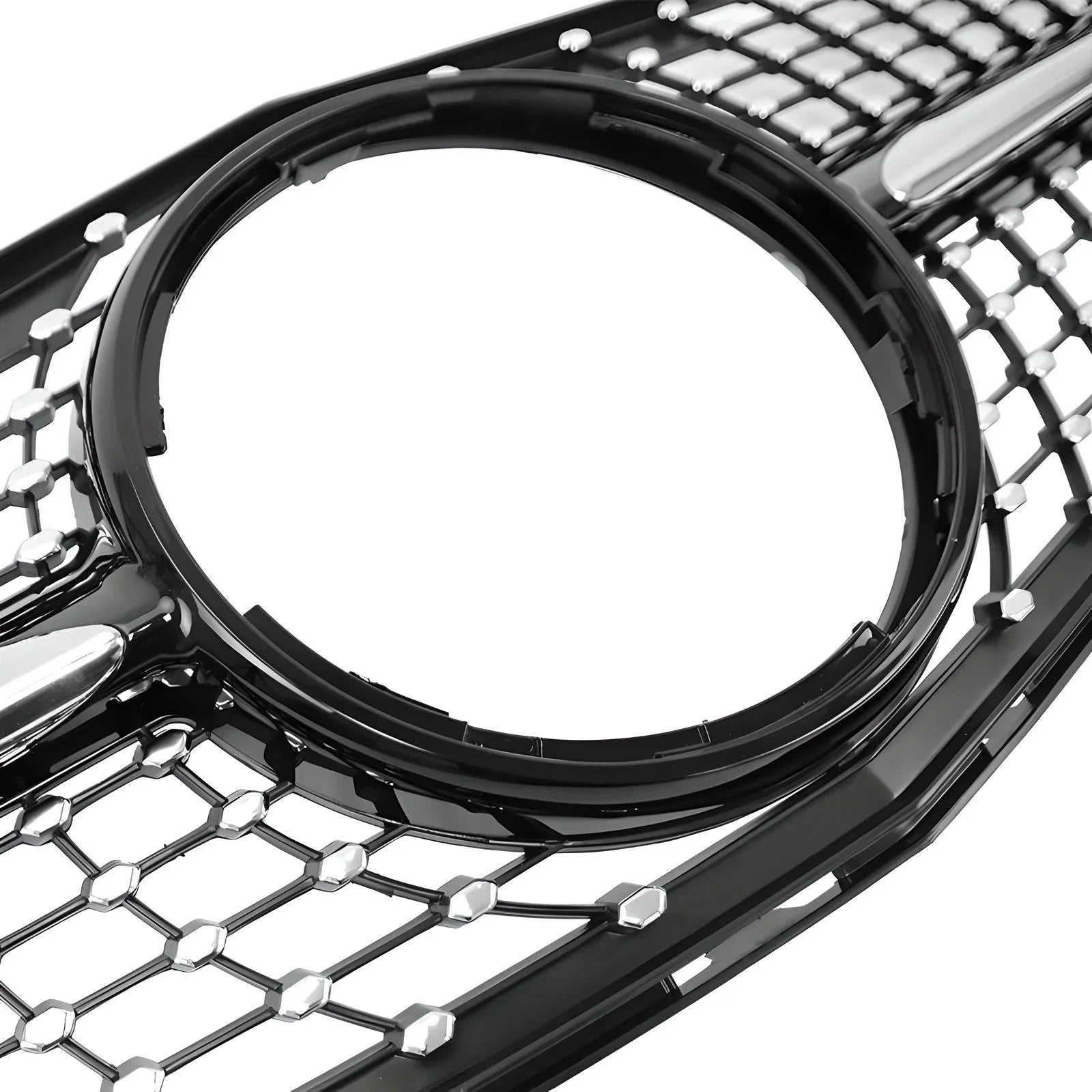 Mercedes Front Grille | C Class (2007 - 2014) Diamond - Aftermarket - The Zenara Shop