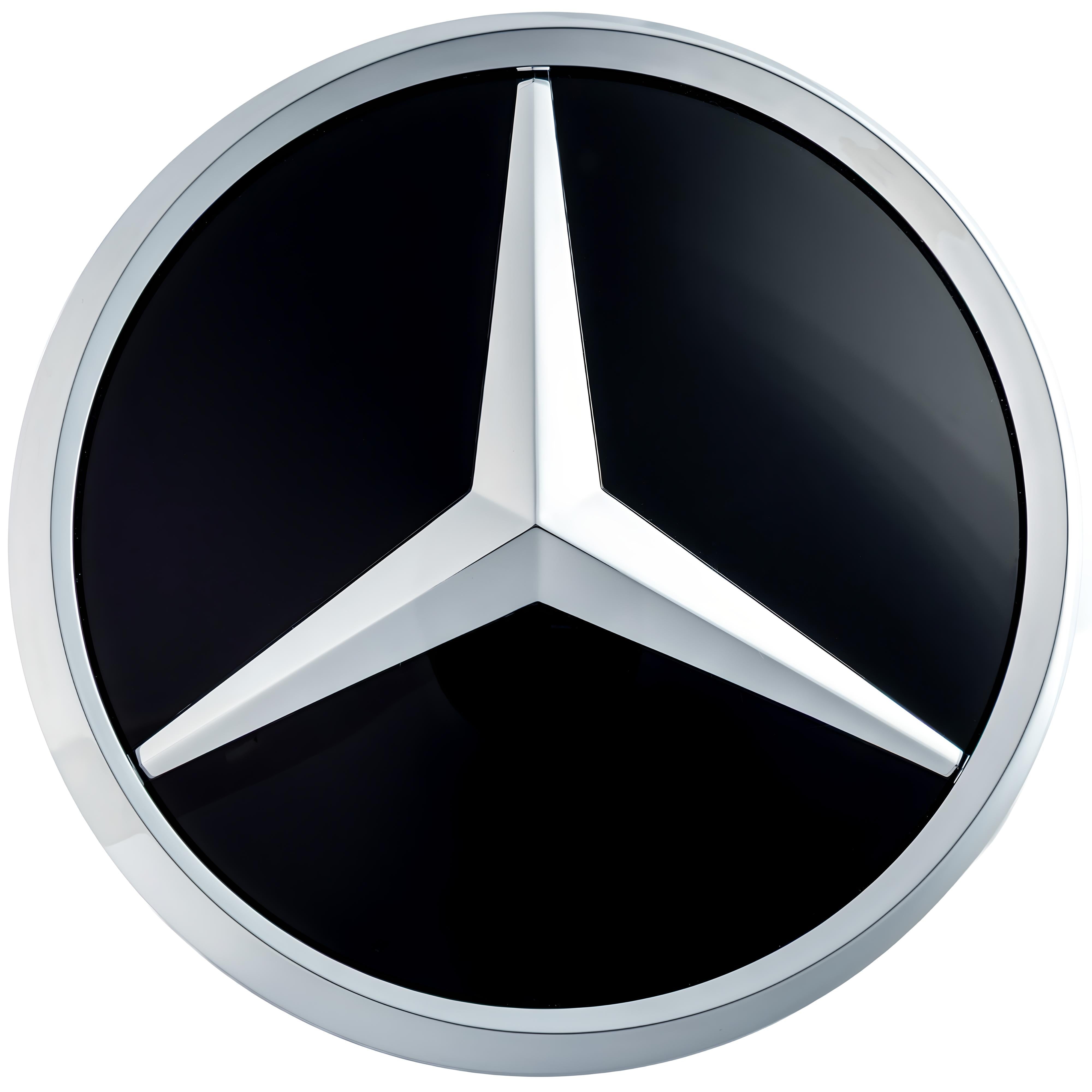 Mercedes Grille Emblem | Chrome - Mirror Style