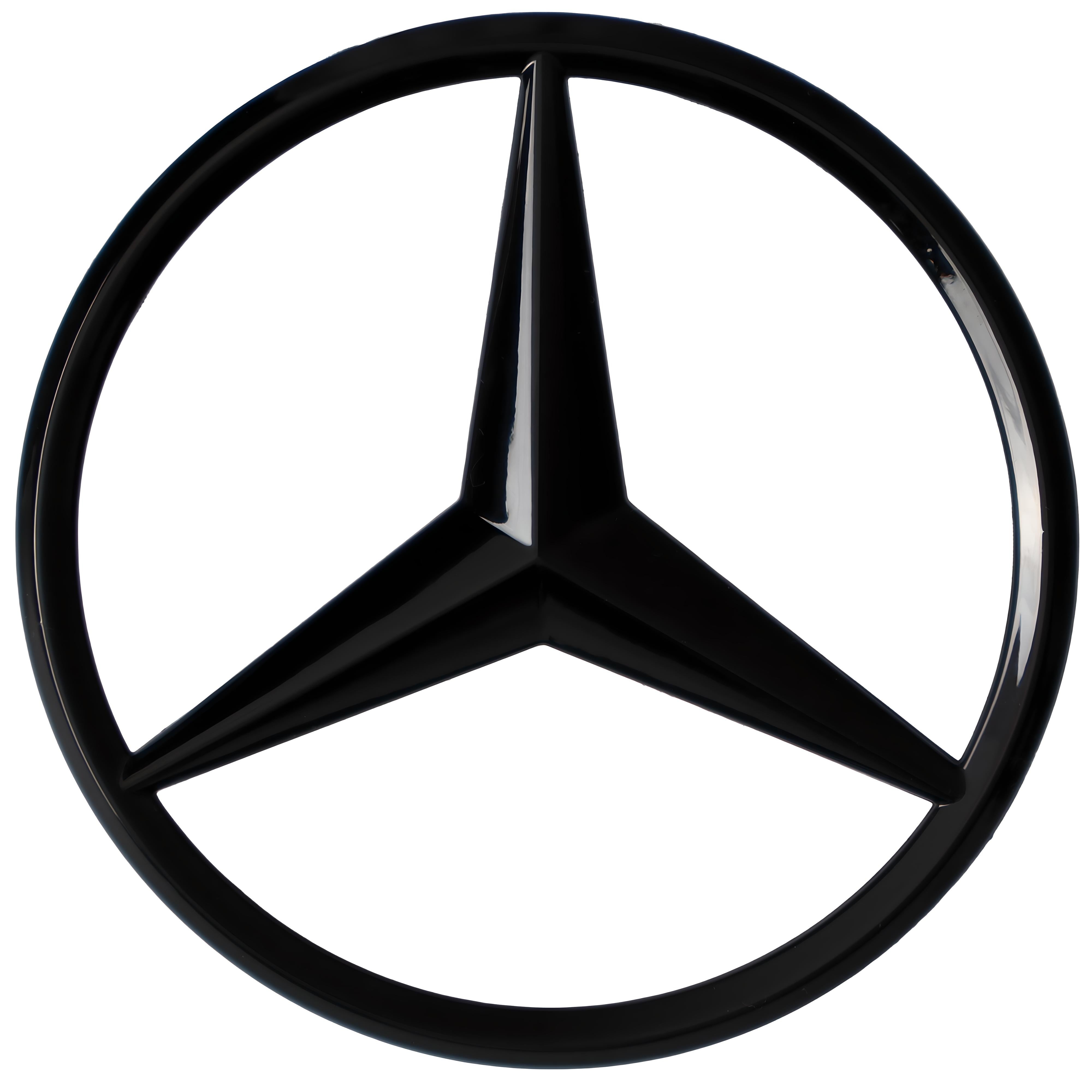 Mercedes Trunk Emblem | Gloss Black