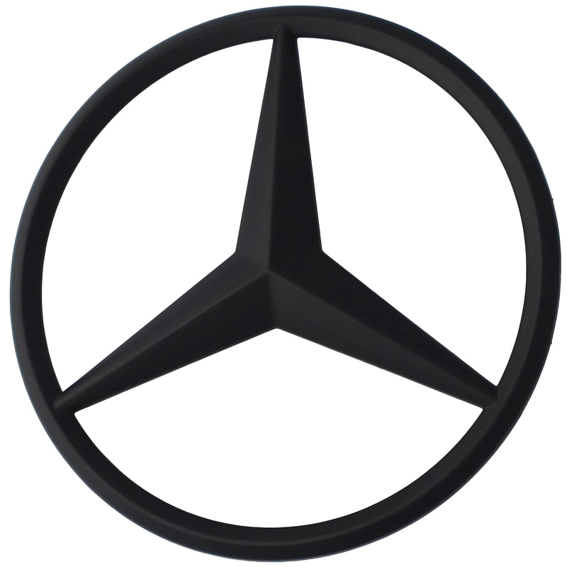 Mercedes Trunk Emblem | Matte Black - Aftermarket - The Zenara Shop