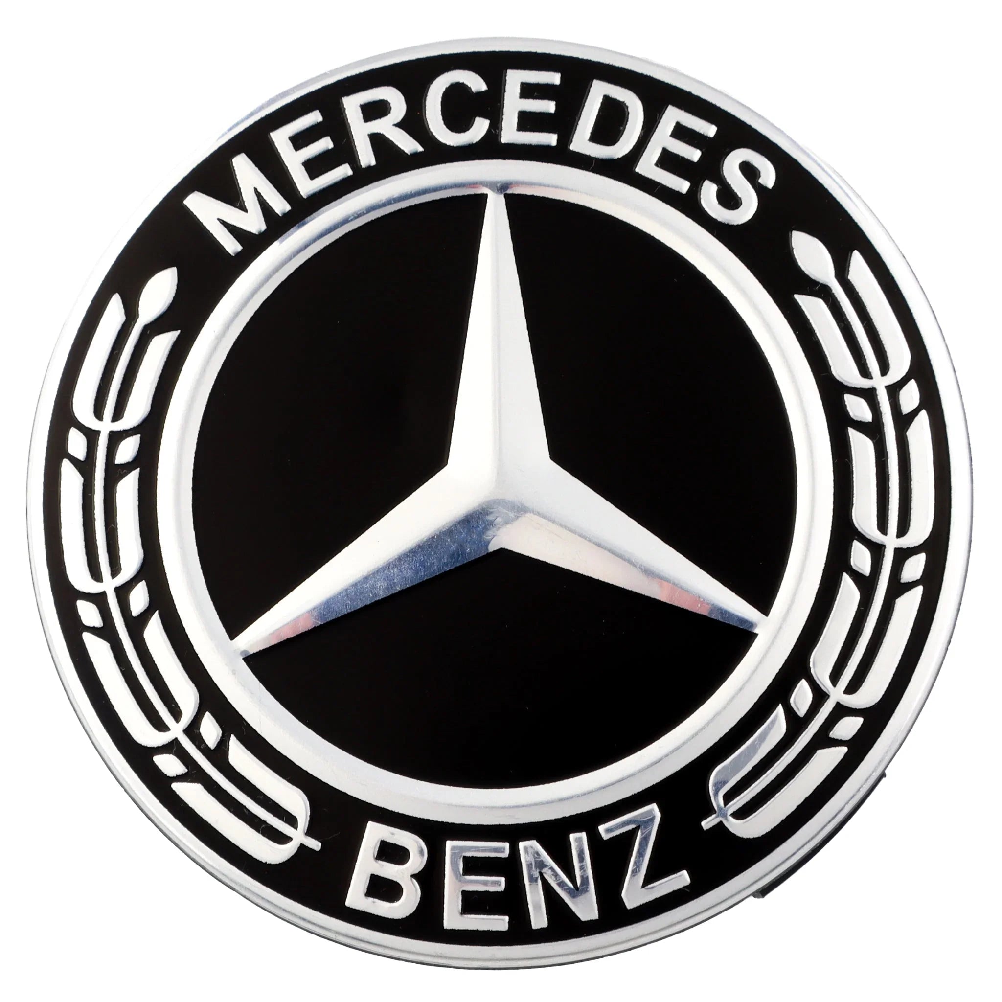 Mercedes Hub Caps | Classic Black - Aftermarket - The Zenara Shop
