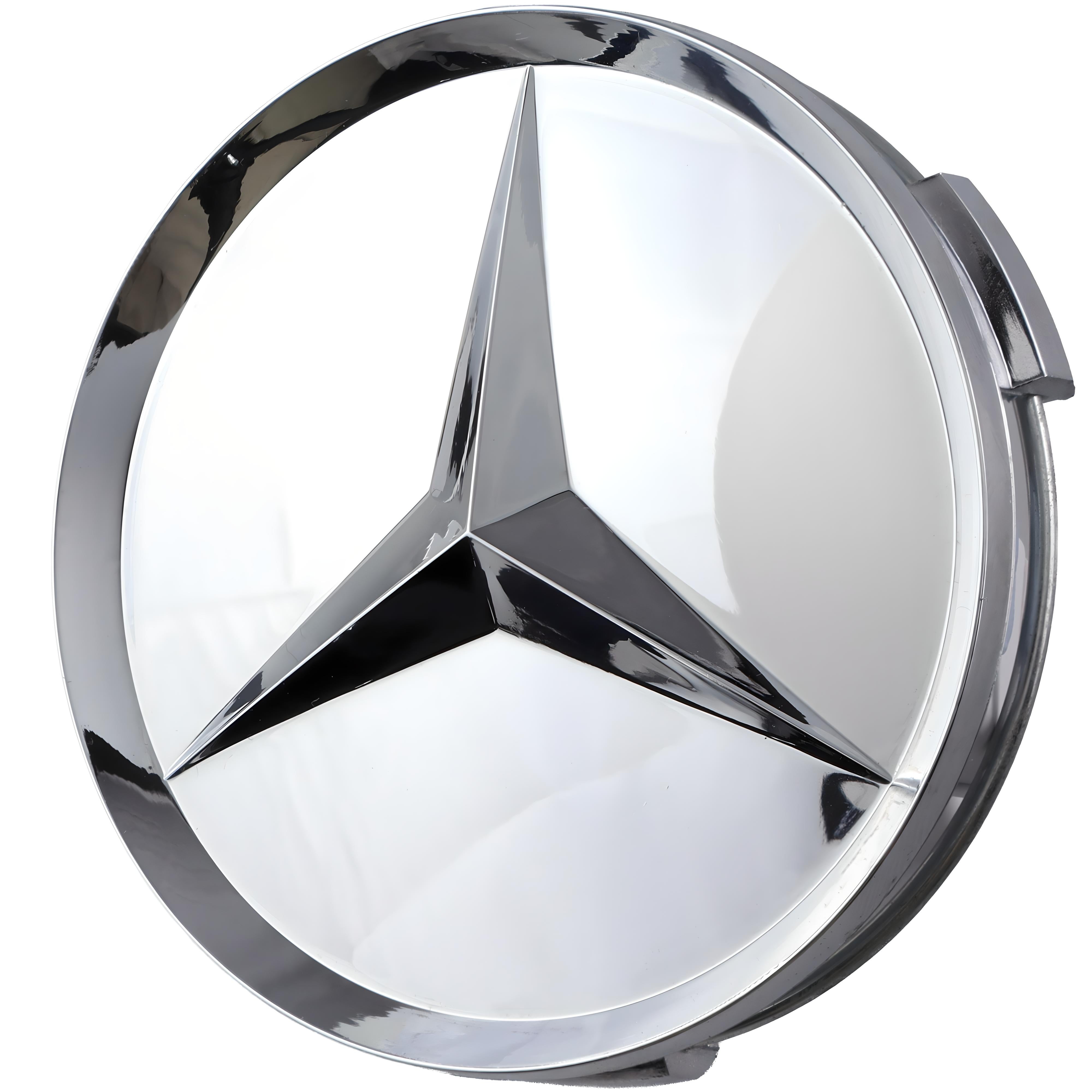 Mercedes Hub Caps | Gloss Silver