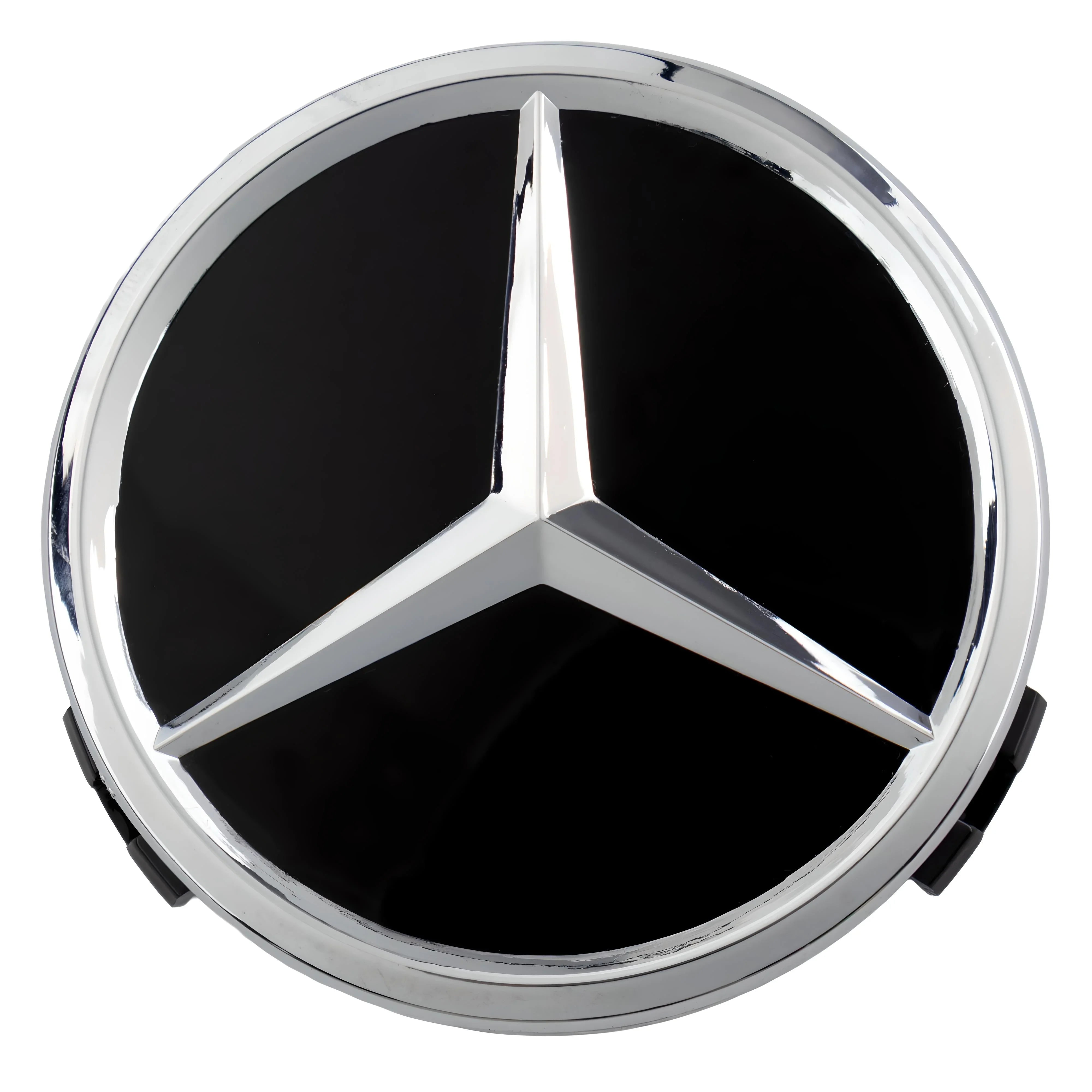 Mercedes Hub Caps | Chrome Black - Aftermarket - The Zenara Shop
