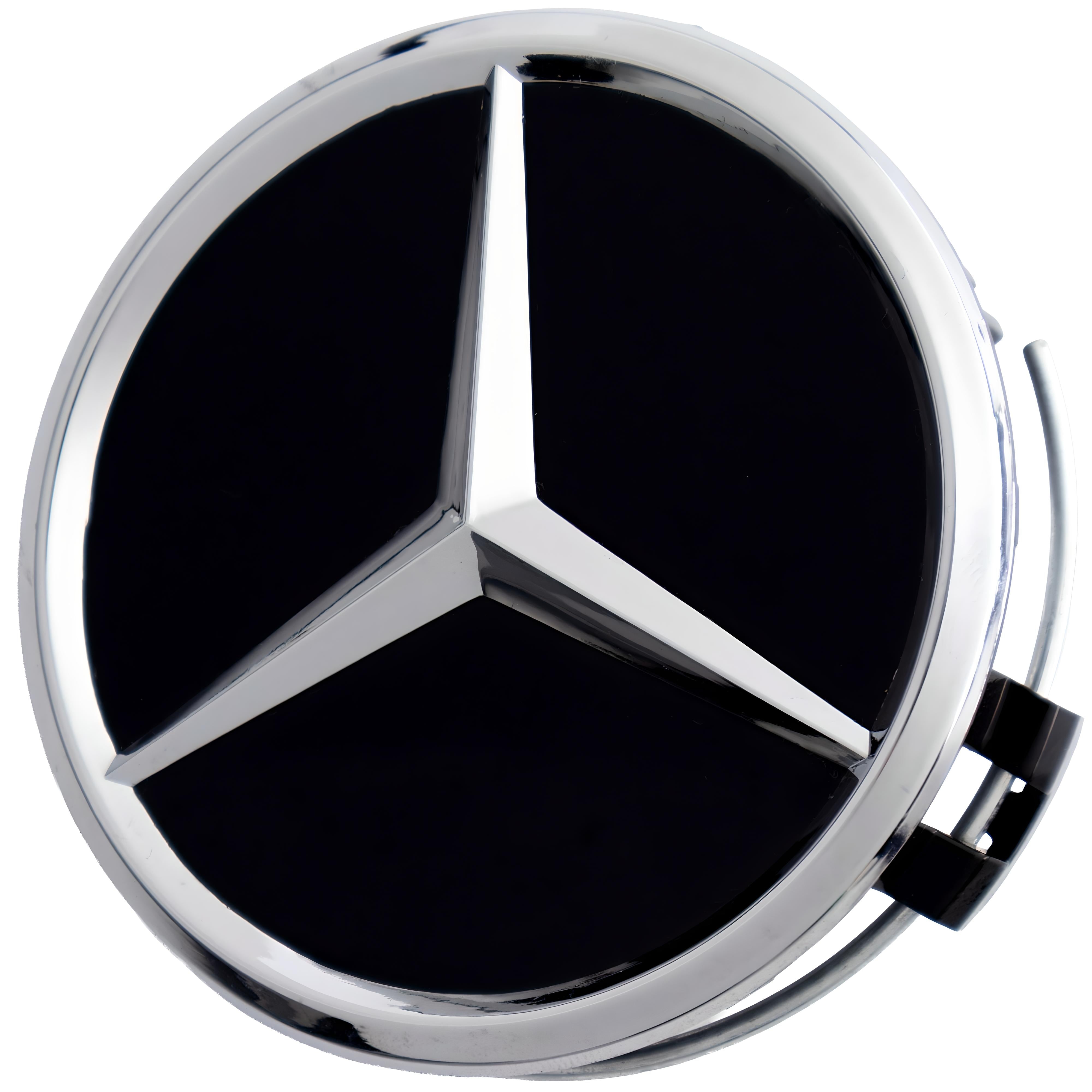 Mercedes Hub Caps | Chrome Black