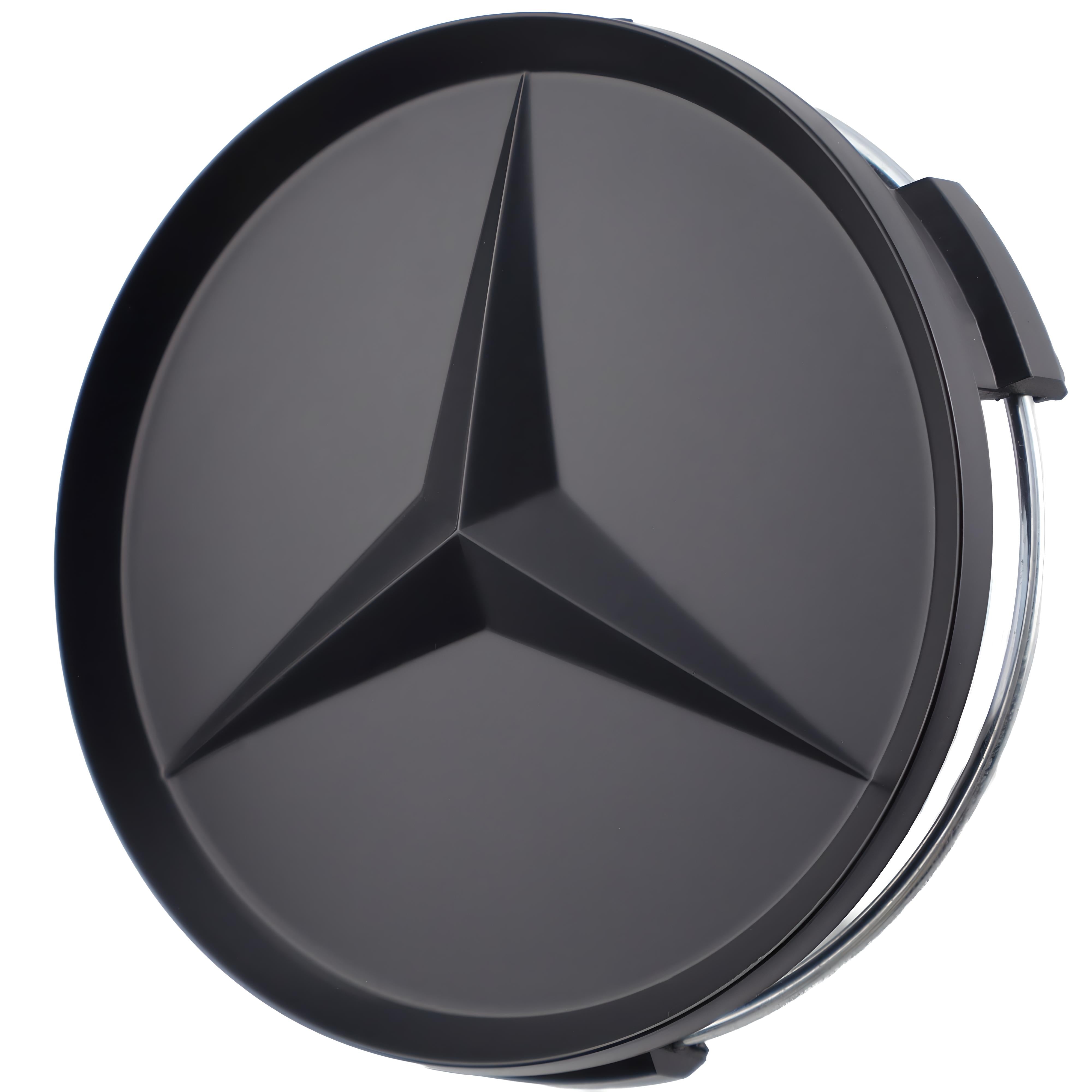 Mercedes Hub Caps | Matte Black