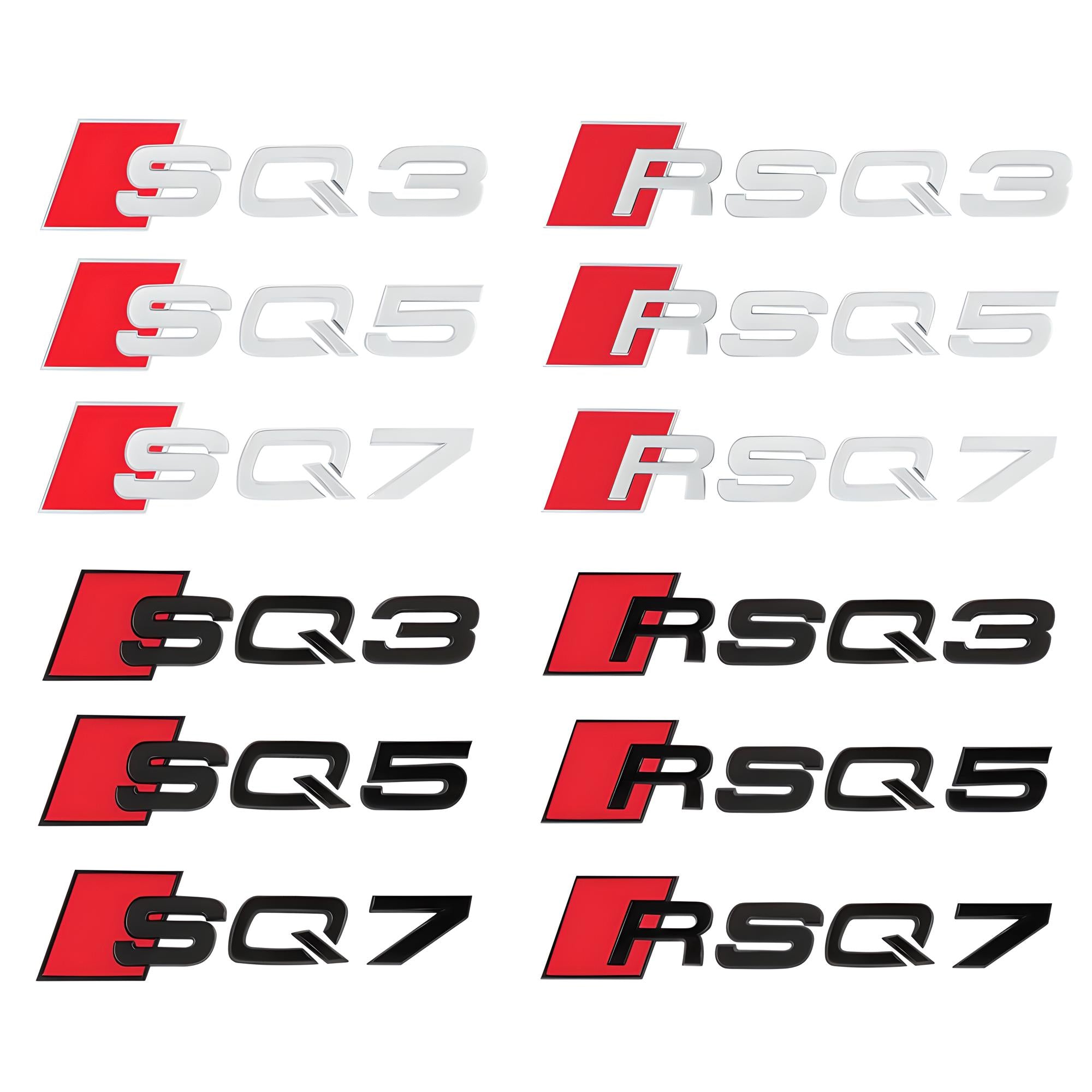 Audi SQ Model Badge