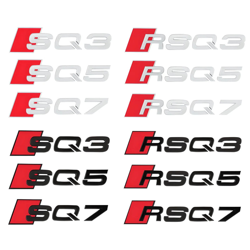 Audi Model Emblems