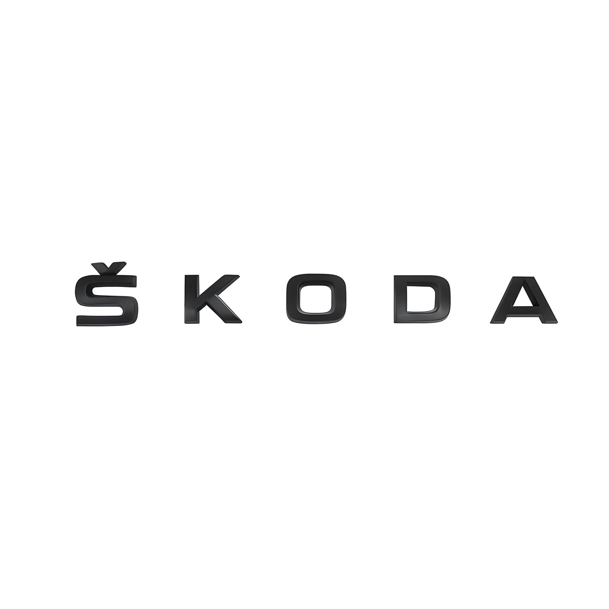 Skoda Trunk Letters