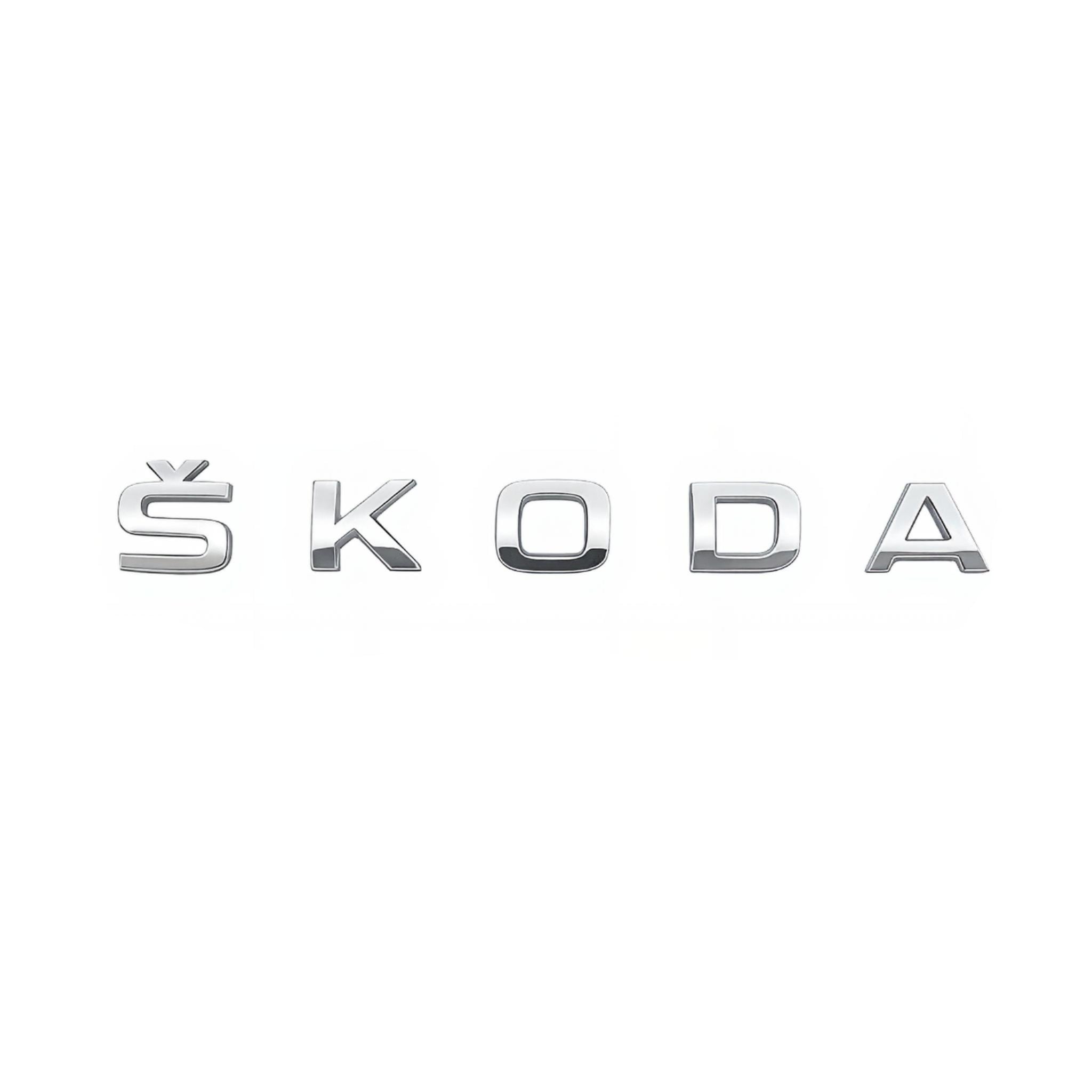 Skoda Trunk Letters