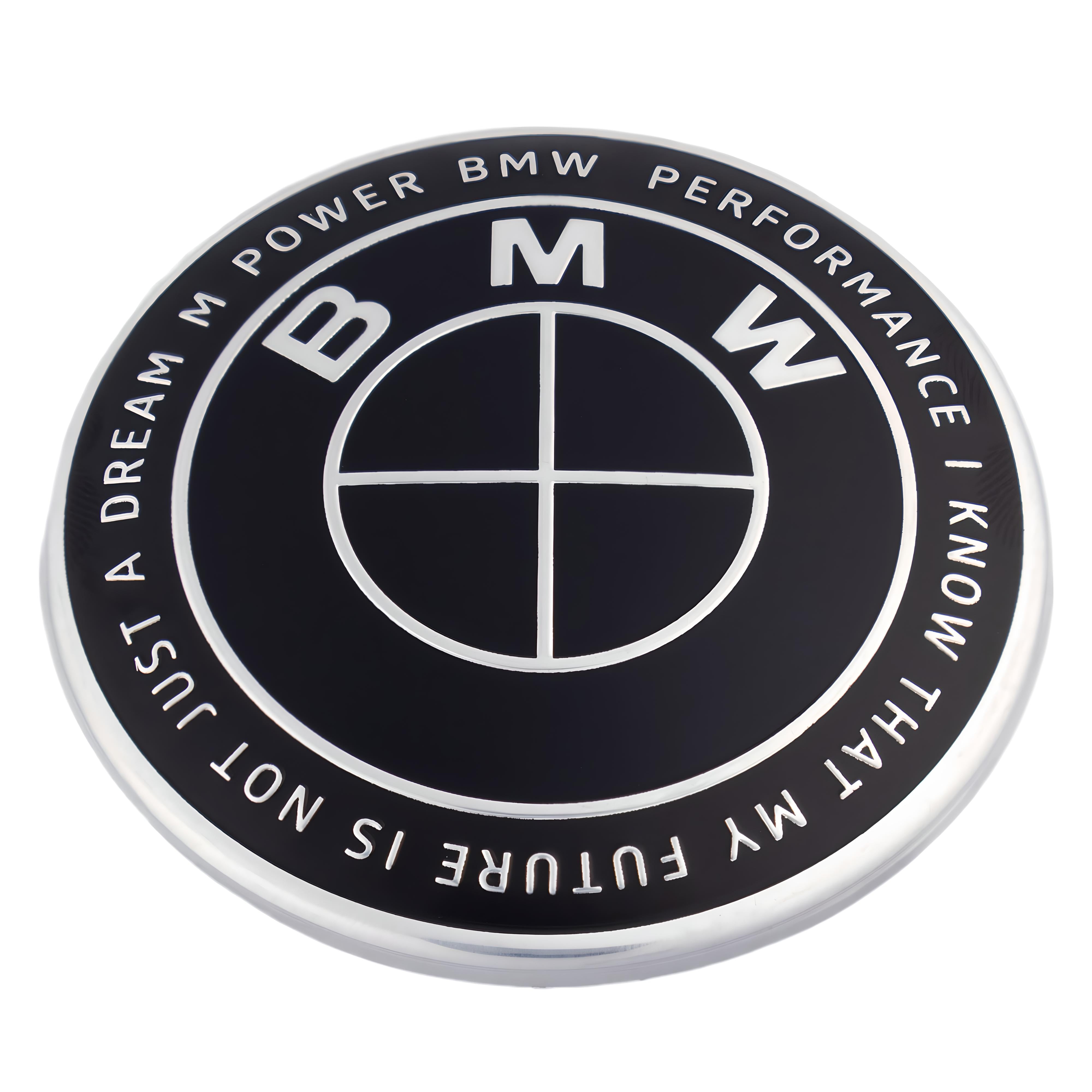 BMW 50th Anniversary Badge | Full Black