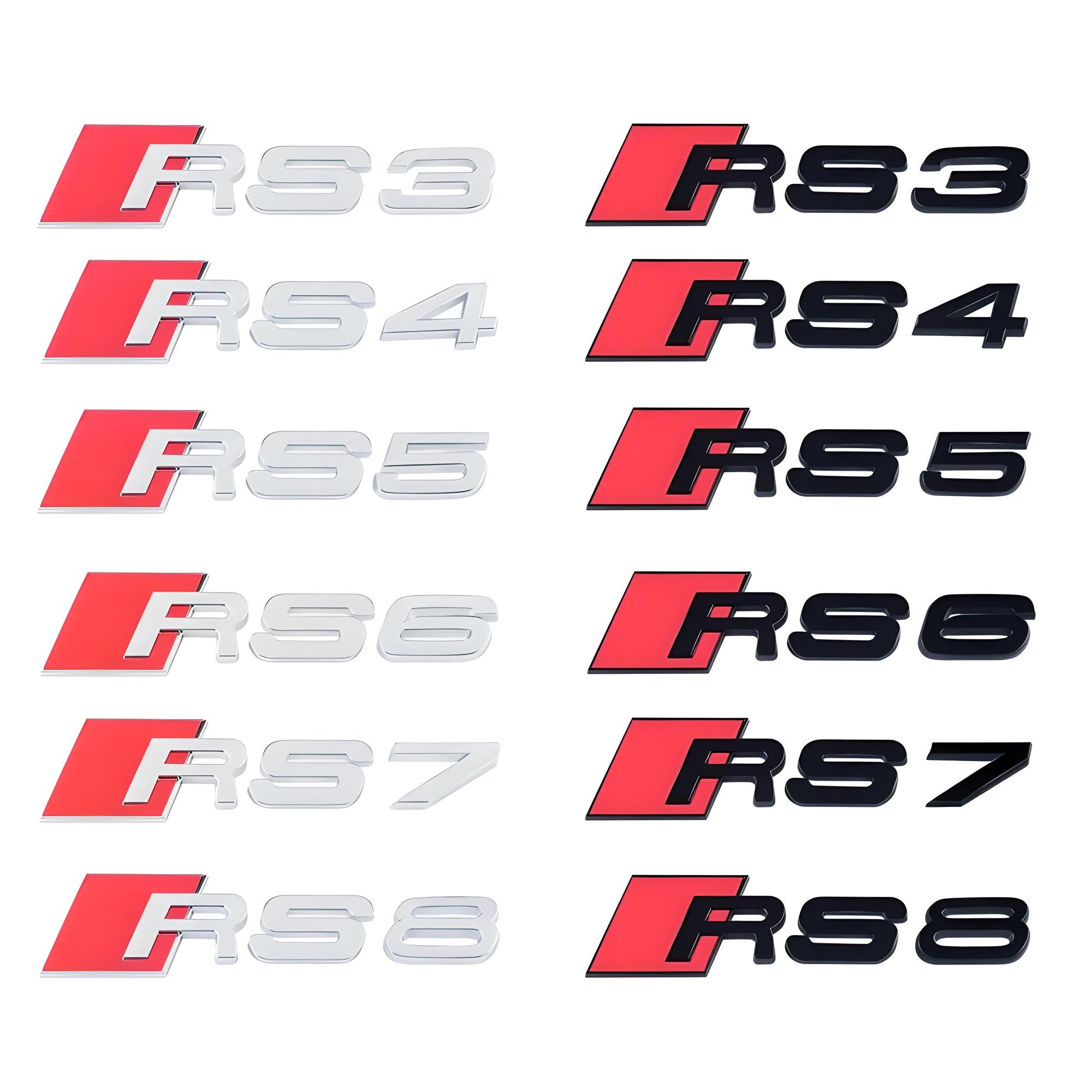Audi RS Model Badge
